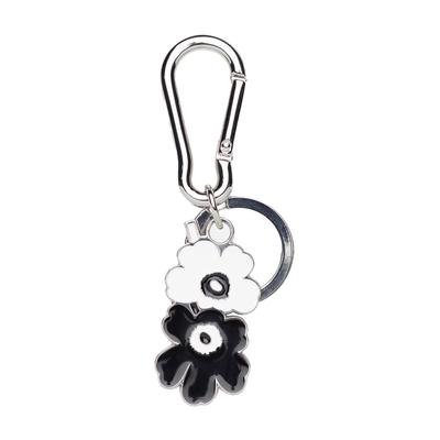 Marimekko Puhallus Unikko I Keychain for Women, Size 52_1_52249693606, Black and White