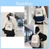 Vintage Style Unisex Backpack With Large Capacity For High School And College Students Waterproof Laptop Bag