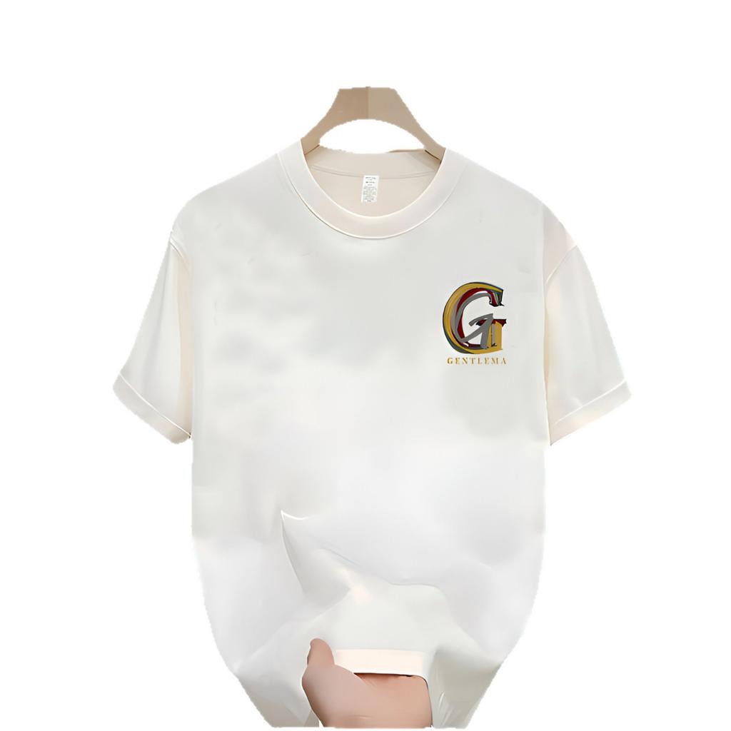 Cross-Border Exclusive Explosive Goods, Good Goods 100% Pure Cotton Versatile Letter Printing Casual Pure Cotton Tops Tide