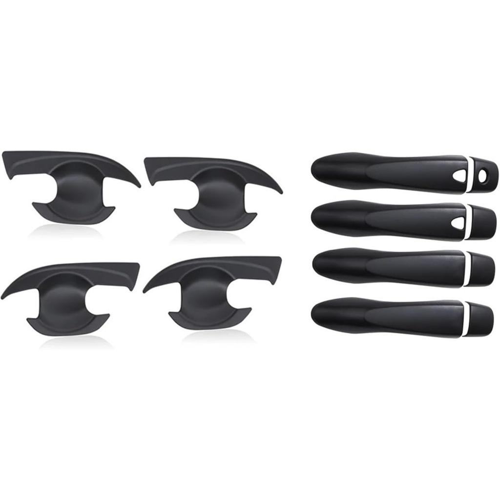 Auto Part Car Accessories Door Handle Cover Door Bowl Compatible with Nissan Navara 2015-2019 Frontier NP300 2021 2022 2023 2024 Year(Door handle