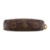 Louis Vuitton Mini Pochette Double Chain Classic Monogram Coated Canvas Leather Handheld Shoulder Crossbody Bag Mini Women Bags Brown M82510