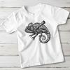 Steampunk Chamäleon Steampunk Tiere Jungen T-Shirt Robotisches Reptil