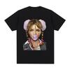 Britney Spears Metal Rock Graficzny T-shirt Damska Moda Hip Hop Koszulki Harajuku Vintage Krótki Rękaw T-shirt