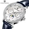 PAGANI 1789 Damen-Quarzuhren Japanisches Uhrwerk Saphirglas Lederarmband Top Luxus Damenmode Exquisite Uhr Geschenk