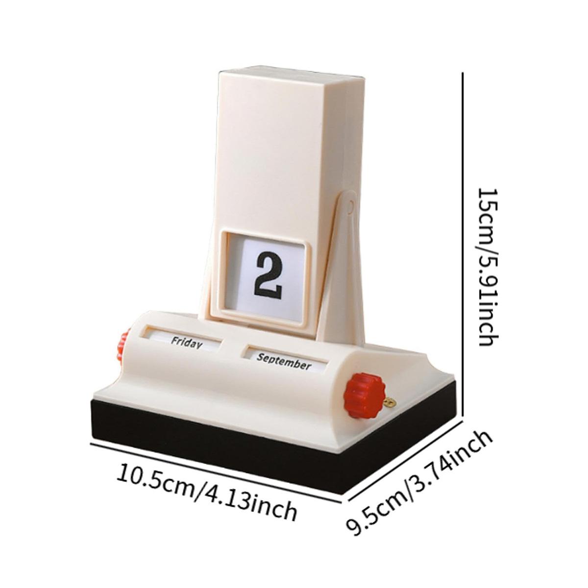 Минималистичный Вечный Перекидной Настольный Календарь Ручная Вращающаяся Декорация для Офиса Многоразовый Настольный Календарь Креативный Скандинавский Стиль Подарок