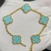 Nuova Versione Bracciale Quadrifoglio Cinque Fiori Agata Rossa Naturale Madreperla Bianca Bracciale da Donna Bracciale Laser