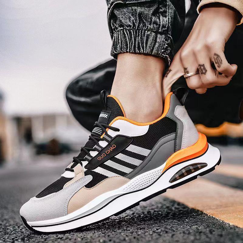 Sportschuhe Herren Frühling Neue Daddy Schuhe Herrenschuhe Stoffoberfläche Atmungsaktiv Koreanischer Stil Mode Trendschuhe Low Top Schuhe Herren