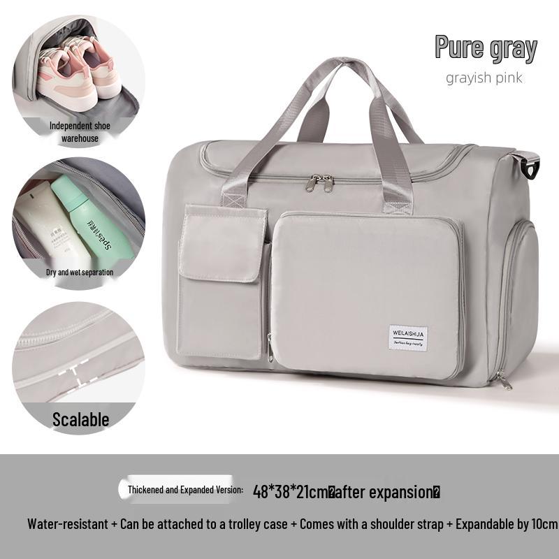 Men's Large Capacity Oxford Cloth Travel Bag - Lightweight, Handheld, and Perfect for Short Trips, Sports, or School Use