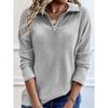 Women's Pullover Sweater Knitted 2026 Spring  Autumn Winter New Zipper Long Sleeved Top Black Sweater Blusa De Frio Feminina