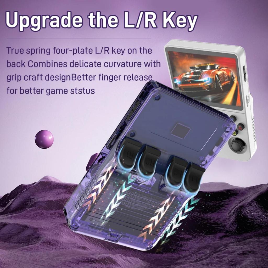 R36S Retro Handheld Game Console, 3.5-inch IPS Screen, 40,000+ Built-in Games, 20+ Emulators, 64GB/128GB Mini Game Console