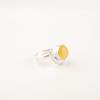 Natural Yellow Cat's Eye Gemstone 925 Sterling Silver Handmade Jewelry Ring Gift RR-48-38