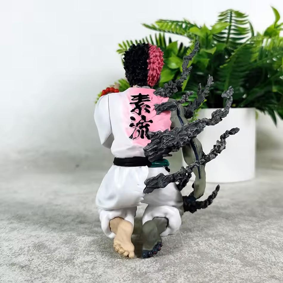 13cm New Demon Slayer Akaza Hakuji Anime Figure Model Doll Action Figurine Pvc Decoration Peripheral Desktop Ornament Toy Kid Friendly Entertaining