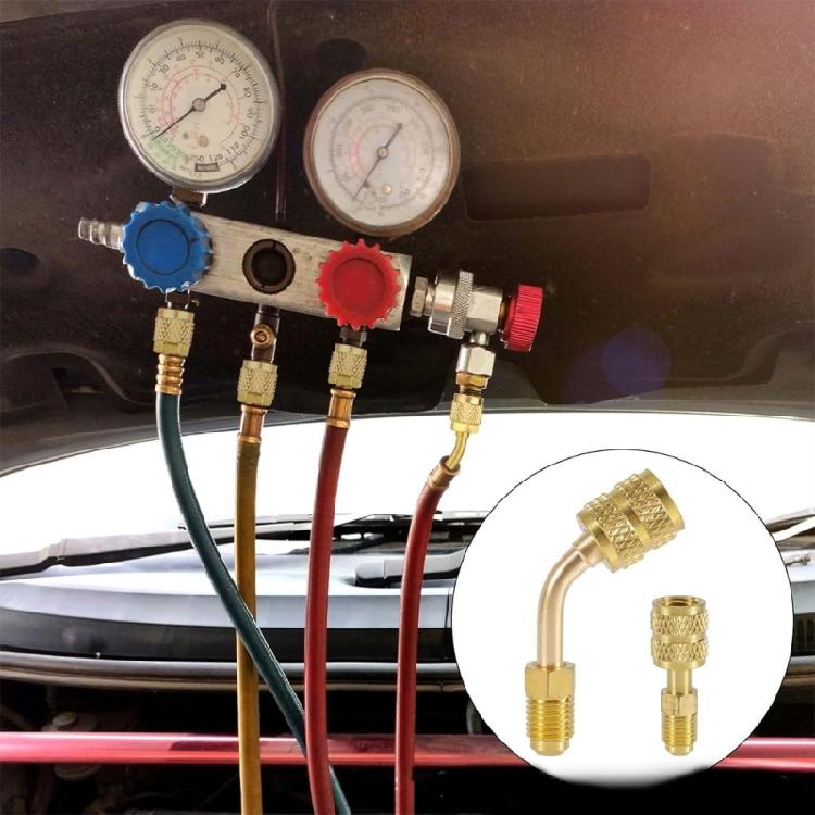 Mini Split System Brasses Adapters Weather Resistant Connection Refrigerants Fitting Optimized For R410A Refrigerants Lines