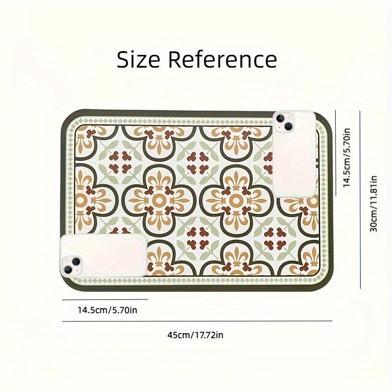 1Pc Premium Waterproof Non-Slip Pet Food Mat-Easy Cleaning,Durable,and Protective Design Pvc Material for Dog and Cat Supplies