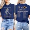 2026 Summer Hot Sale Benson Bone Wanted Man Tour T-shirt Men Women Y2K Gothic Cotton Oversized T-shirts Breathable and Comfortable Clothes