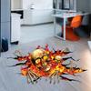 Hot Sale Horror Halloween Floor Sticker D Broken Wall Bedroom Living Room Decorative Wall Sticker Zombie Girl Ghost Wallpaper
