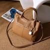 Top Layer Cowhide Large Bag Single Shoulder Handbag for Women 2025 New Vintage Large Capacity Tote Bag Genuine Leather Crossbody Bag for Women