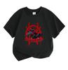 Kids Boys Girls Crew Neck Short Sleeve 100% Cotton T-Shirt, Cool Spider Hero Character Print Casual Loose Soft Tee Top for Daily Wear Outdoors Activit