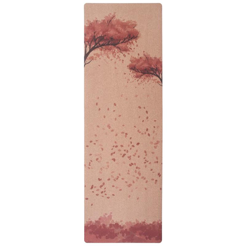Bojue Printed Cork Rubber Yoga Mat