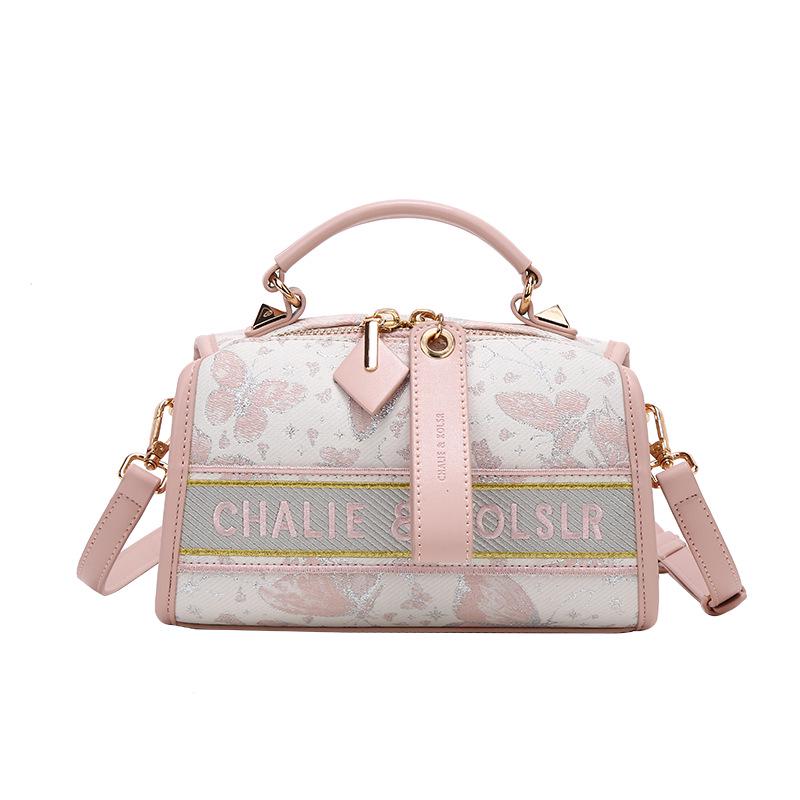 2024 Chinese Style Butterfly Boston Commuting Pillow Bag