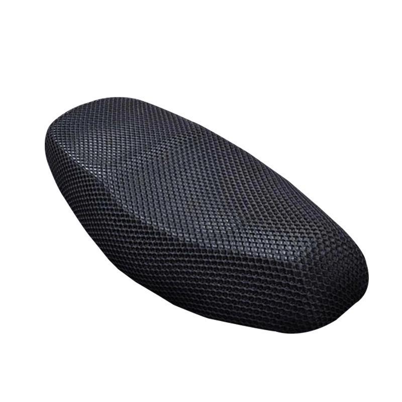 Four Seasons Universal Electric Motorcycle Seat Cover - Sun Protection & Sweatproof, Elastic Plush Leather Cover for Bikes & Scooters