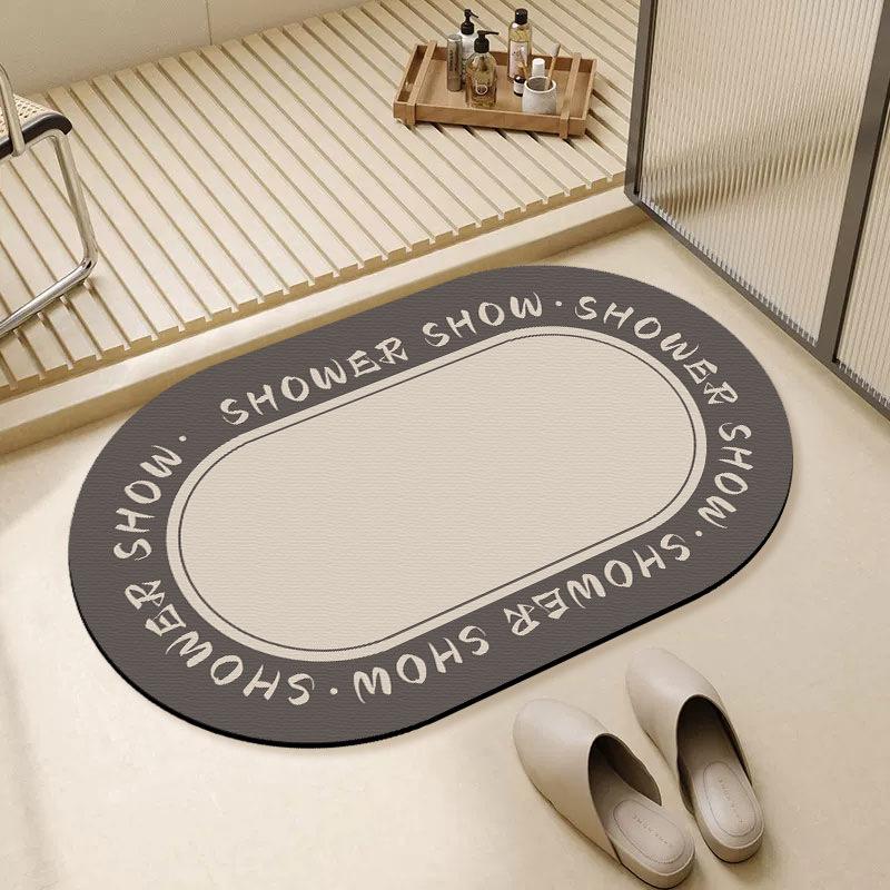 Koupelna Podložka do koupelny Koupelna Protiskluzová Nasákavá toaleta Pevné dveře Koupelna Diatom Bahno Rychleschnoucí podložka Koberec Koupelna