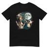 Three Possum Moon 3 Opossum Funny Weird Cursed Meme T-Shirt