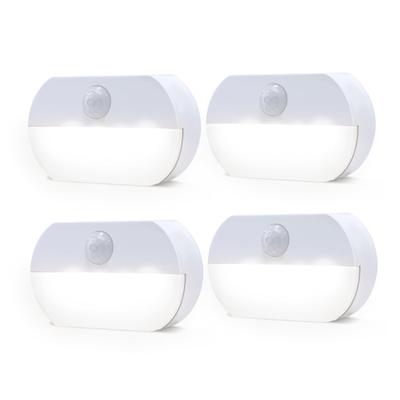 AmmToo LED Sensor Light, Daylight, Footlight with Motion Sensor, No Wiring Required, Automatic OnOff, for Stairs, Bathrooms, Hallways, Refrigerators,