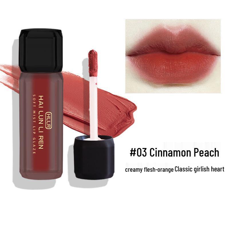 Helen Liren Air Soft Mist Lip Glaze: Long-lasting Velvet Matte Lip Gloss.