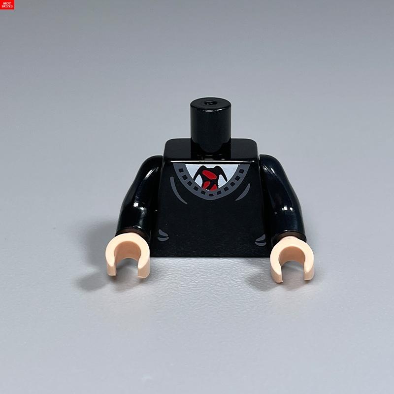 5pcs/lot MOC Bricks Torso Suit Body Wear Arms Hands Muscle Chef Cloth Educational Building Blocks Assembled Toys Plastic Dolls