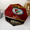 Custom Name Benfica Theme Automatic Umbrella, Lightweight & Portable, 8 Rib, Perfect for Outdoor Travel, Birthdays, Christmas, Gifts.