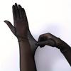 Women Thin Lace Gloves Breathable Mesh Anti-UV Summer Driving Gloves Etiquette Elegant Party Cosplay Elastic Long Lace Gloves