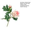 Artificial Peony Flower, Realistic 2 Heads Faux Peony with 1 Bud, 29.9" Fake Peony Bouquet with Stem for Wedding Centerpiece,