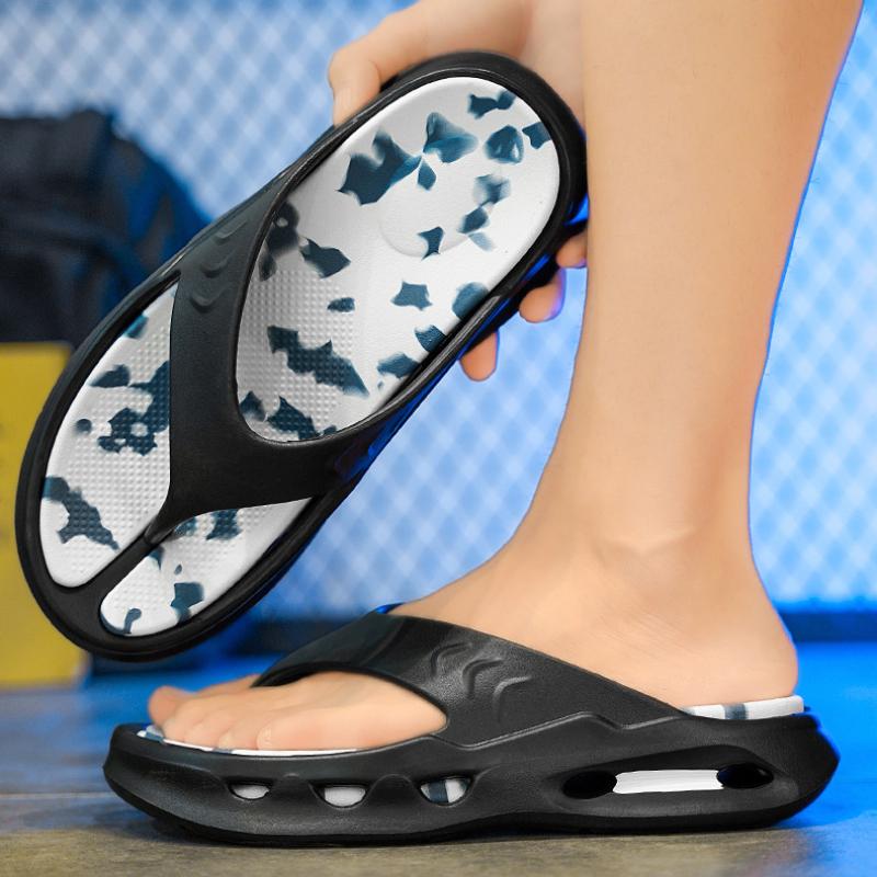 Nya Herr EVA Plattform Flip Flops Hemma Halkfria Mjuka Sula Tofflor Utomhus Strand Sandal Skor för Par Sandalias De Hombre 2025