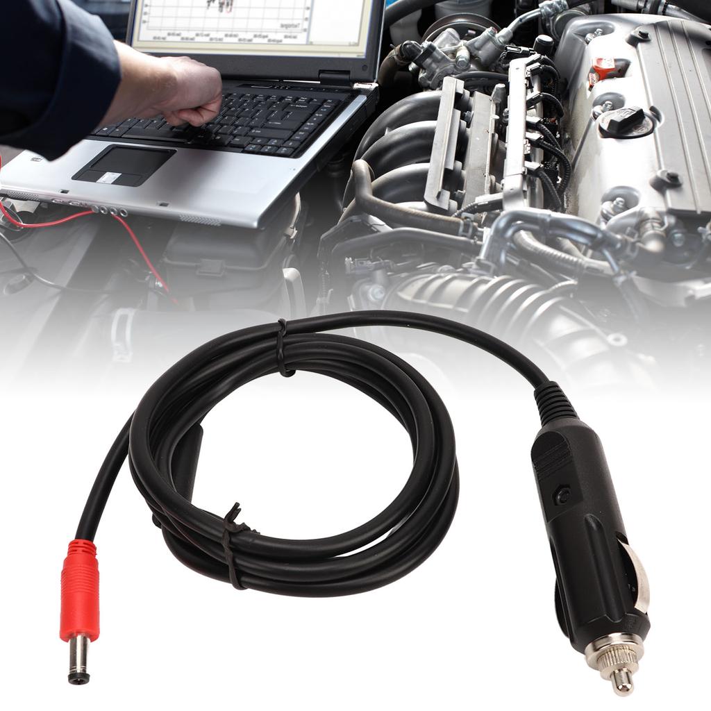 Cigarette Lighter Adapter Cord ABS 158cm High Flexibility Car Charger Power Supply Cord for Autel Maxisys MS906TS MS908 MS908PRO