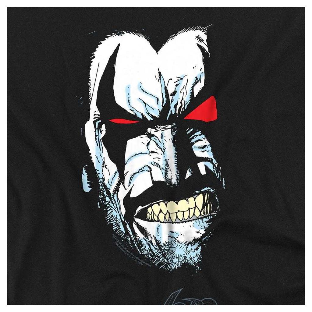 Justice League Unisex Adult Portrait Lobo Long-Sleeved T-Shirt