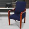 Retro Wooden Chair Slipcover Solid Color Elastic Chinese Style Boss Armrest Chair Protector Cover Home Decor Furniture Covers