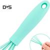 Lightweight Egg Whisk Food Grade Useful Solid Color Egg Mixer