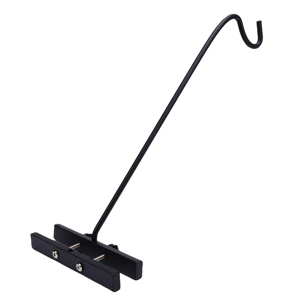 Deck Bird Feeder Pole, Steel 360 Degree Rotating Hook Extension Pole for Plant Basket Bird.