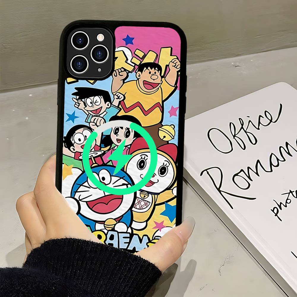 Cartoon D-Doraemons For Magsafe Magnetic Wireless Phone Case For IPhone 11 12 13 14 15 16 17 Pro Max Plus Cover