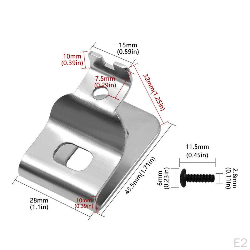 Metallclip-Befestigung für Elektrowerkzeuge