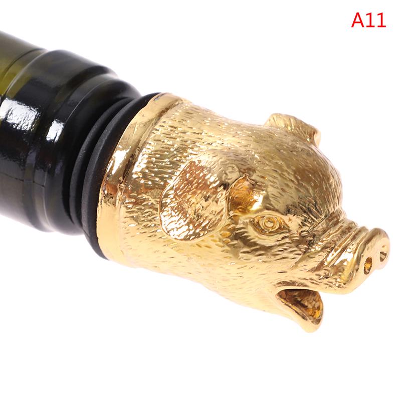 

1 шт. из цинкового сплава, голова животных, пробки для бутылок вина, аэраторы для вина, подарок