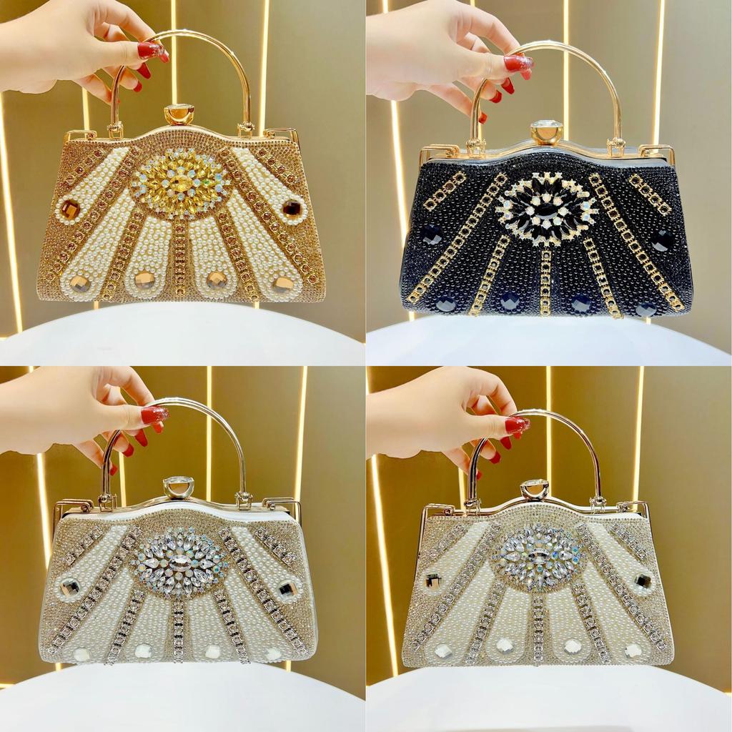 Elegant Ladies Tote With Lock Closure And Interior Phone Pocket For Night Out