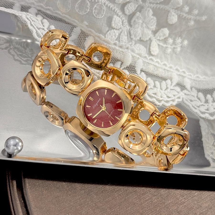Women Irregular Shaped Bracelet Watch Square Wristwatch