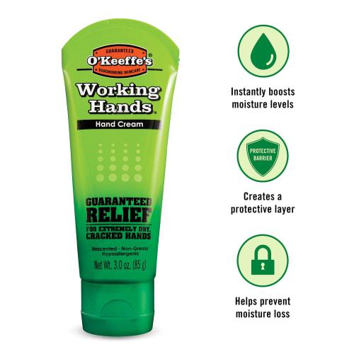 O'Keeffe's Working Hands Hand Cream, 3 Oz. Tubes, 5-Pack (K0290004-5)