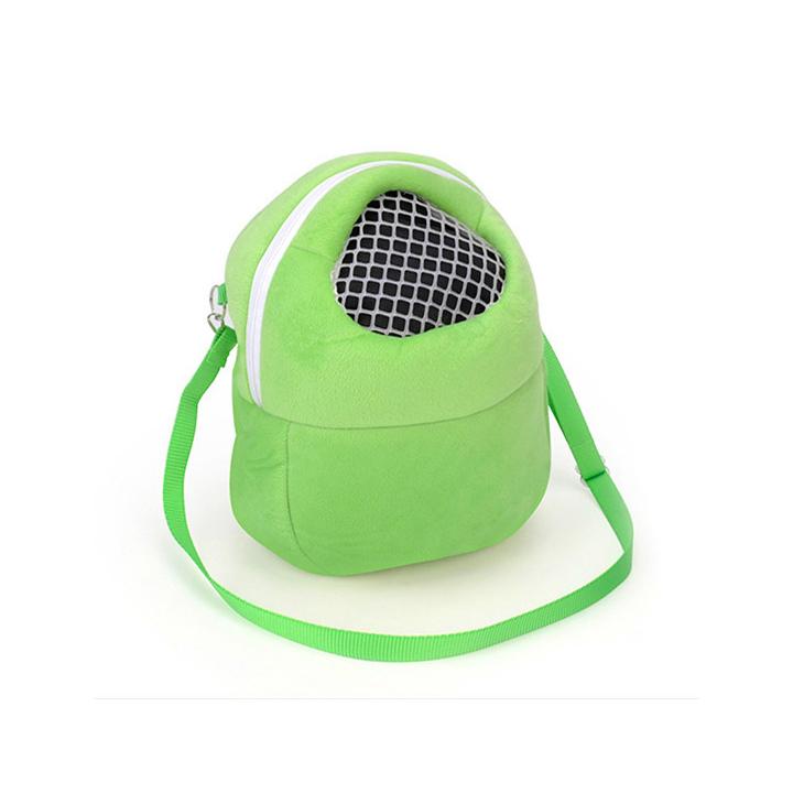 Small Pet Carrier Rabbit Cage Hamster Chinchilla Travel Warm Bags Guinea Pig Carry Pouch Bag Breathable Pet Cage Rat Leash