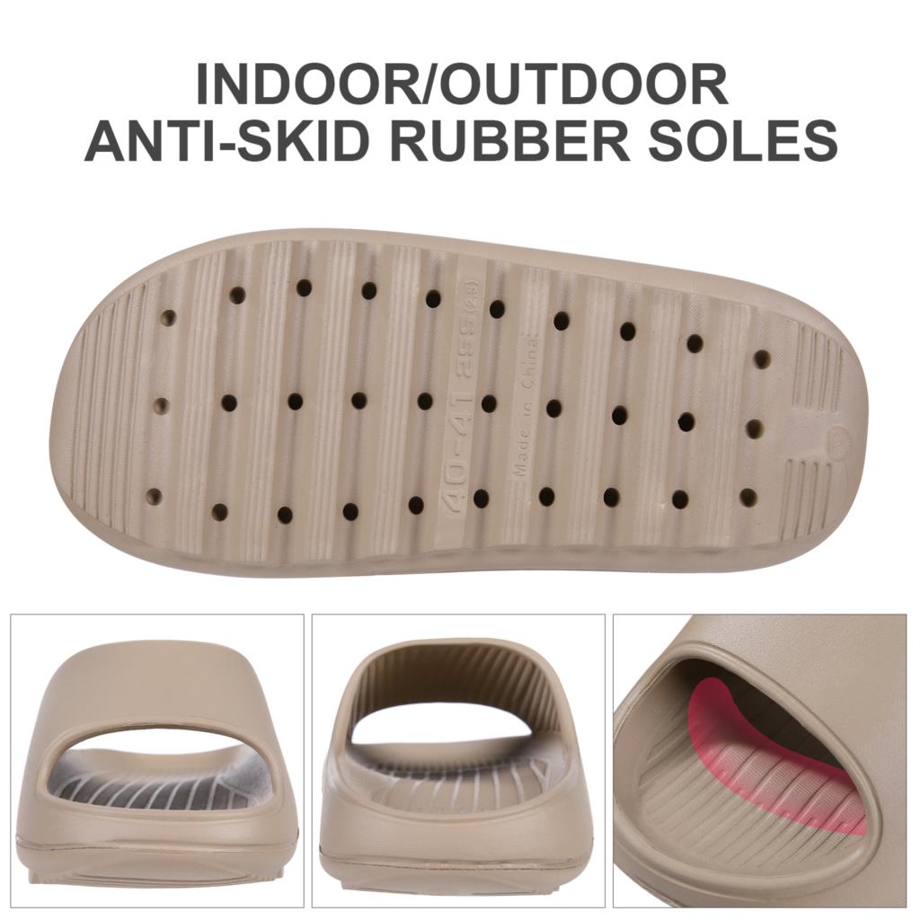 Goosecret Толстые женские тапочки Новые летние сандалии для душа Нескользящие домашние — фото 15