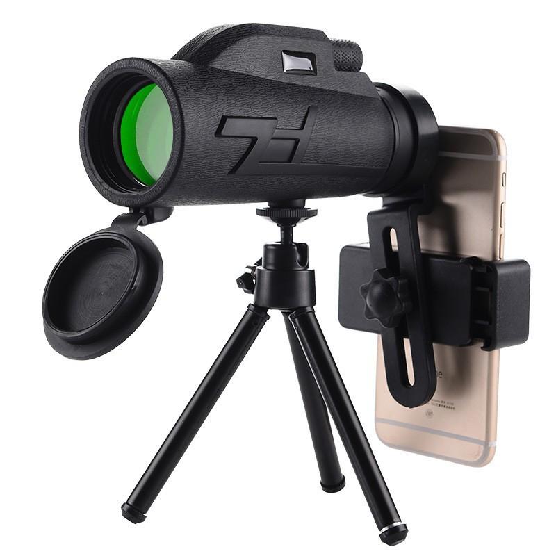 12x50 Large Eyepiece Monocular Telescope Optical Glass Outdoor Factory Wholesale Cross-border Exclusive Adventure HD