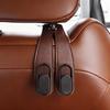 Double Hooks Car Seat Hook Leather Seat Back Hook New Car Organizer Hook Vehicles
