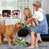 Crocodile Durable Dog Chew Toys Squeaky Interactive Puppy Dog Toys with Crinkle Paper Puppy Chew Toys for Teething